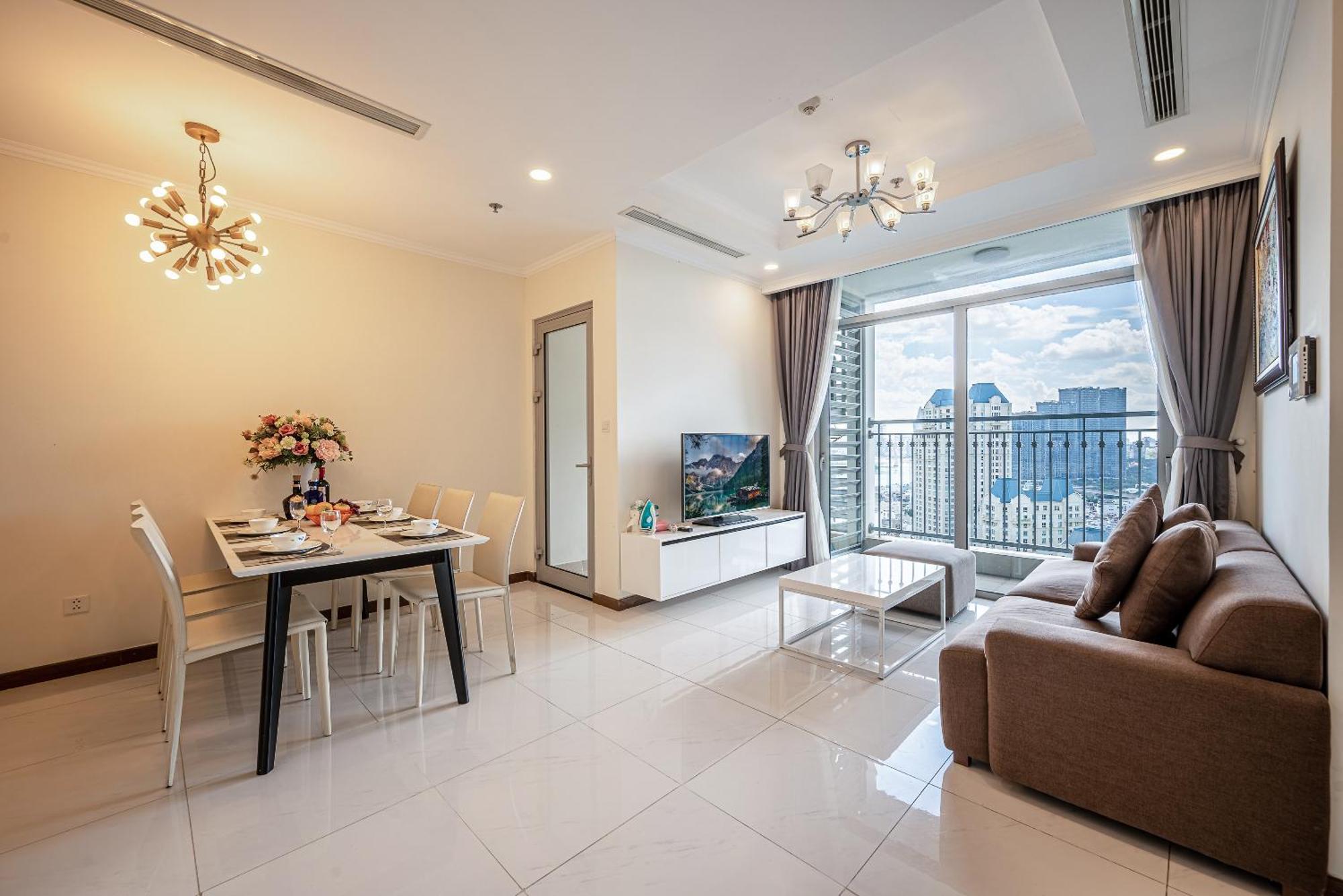 Landmark Plus Residences Luxury Suite โฮจิมินห์ซิตี้ ภายนอก รูปภาพ